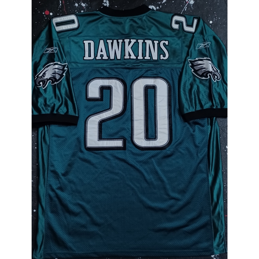 Brian Dawkins vintage Philadelphia Eagles stitched NFL x Reebok football jersey